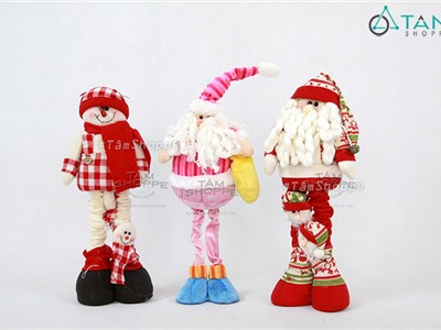 Người tuyết, Ông già Noel nhồi bông chân cao số 01